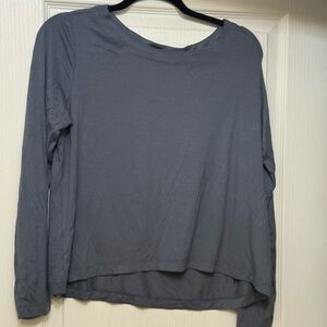 Betabrand Slate Long Sleeve Top